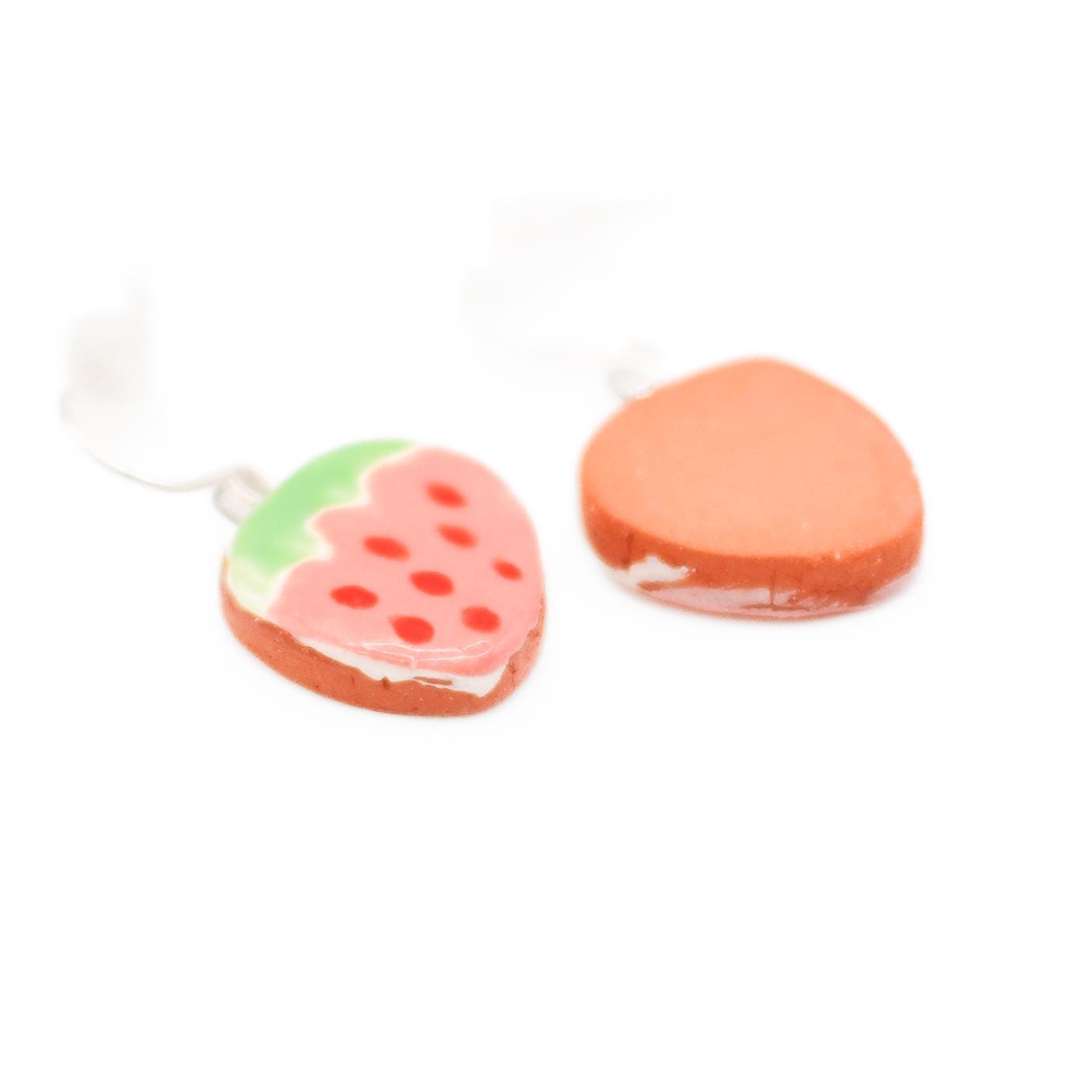 Handmade Colorful Strawberry Drop Earrings