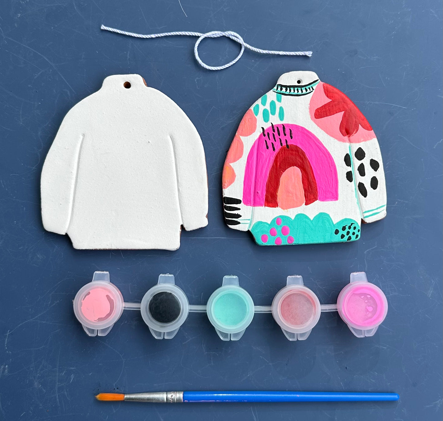Paint Your Own Ornament Kit : Ceramic Sweaters