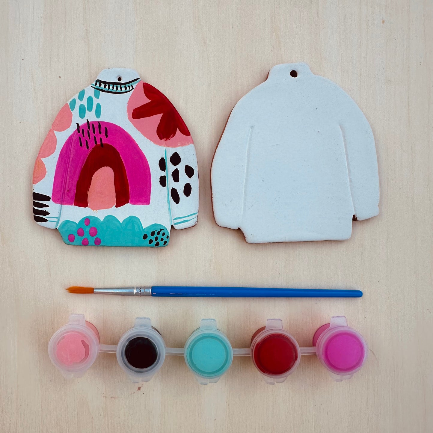 Paint Your Own Ornament Kit : Ceramic Sweaters