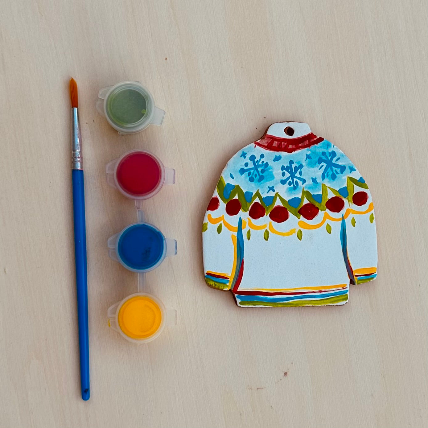 Paint Your Own Ornament Kit : Ceramic Sweaters