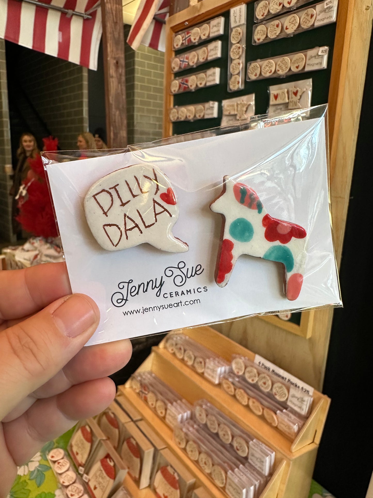 Dala Horse Magnet Set