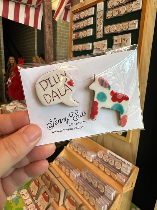 Dala Horse Magnet Set