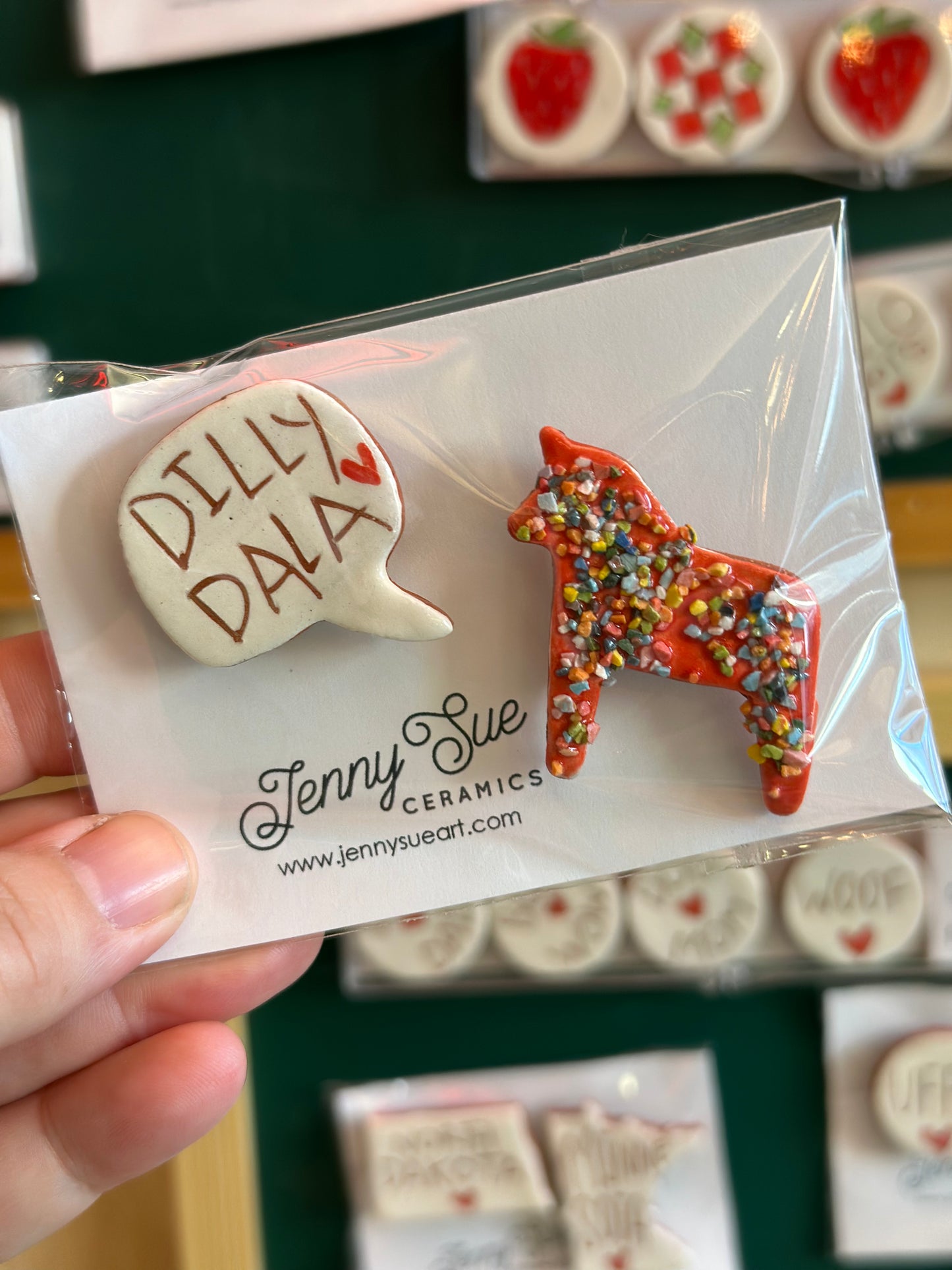 Dala Horse Magnet Set