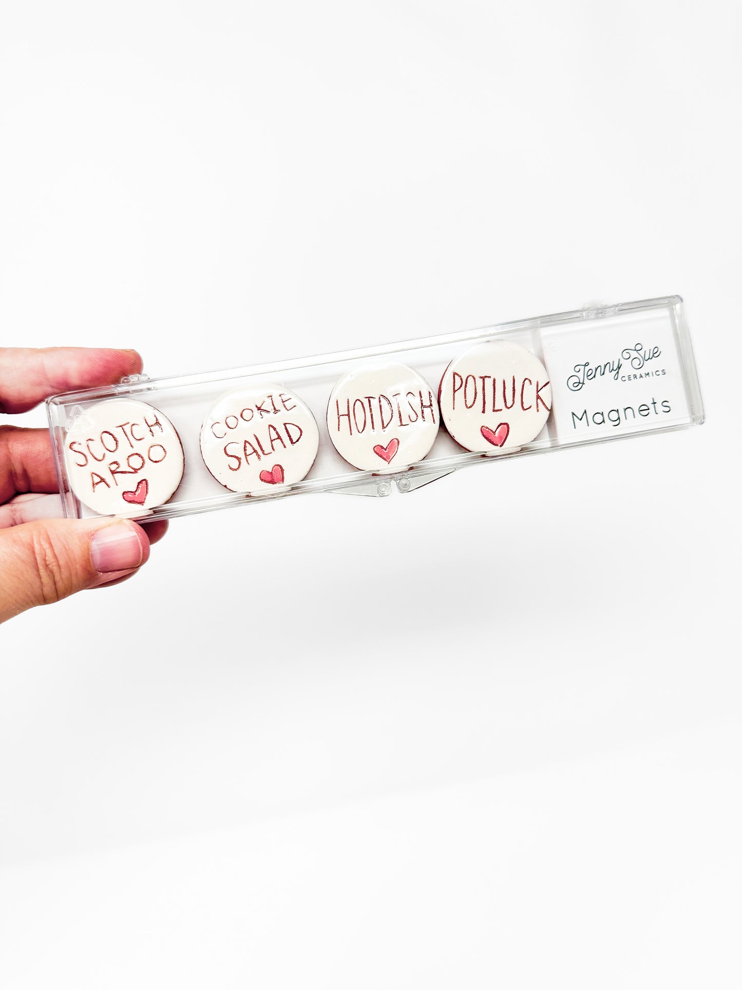 Midwest Potluck : Set of 4 food themed magnets