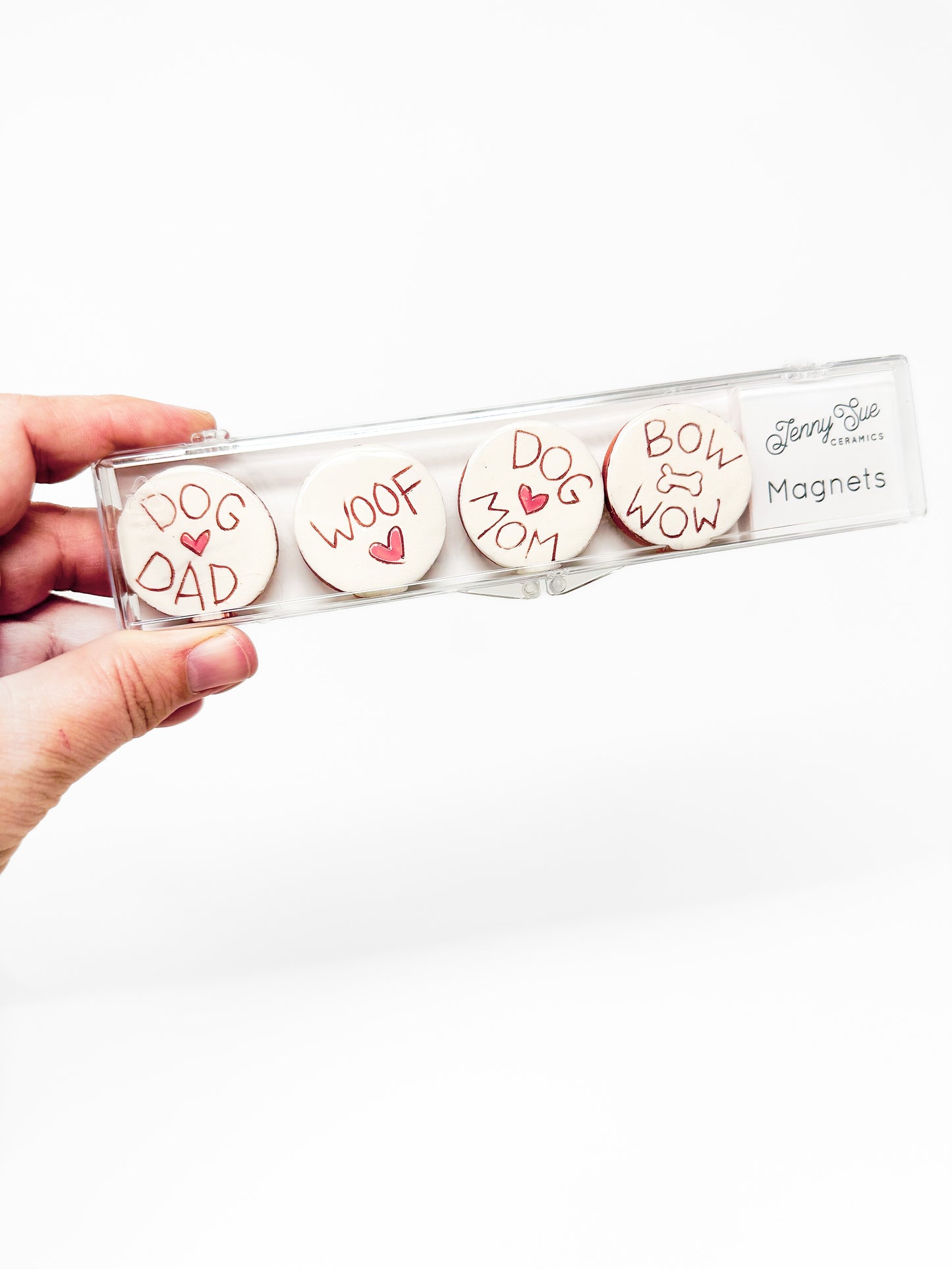 Dog Love Magnet Set : Set of 4 dog themed magnets