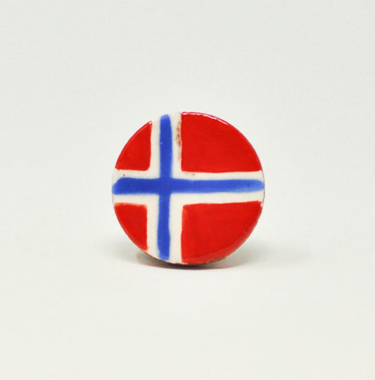 Norwegian Flag Magnet Midwest Scandinavian Norwegian Nordic