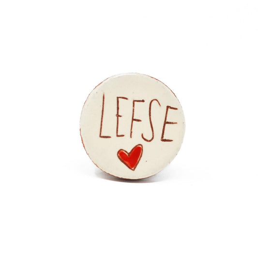 Lefse Magnet Midwest Scandinavian Norwegian Nordic
